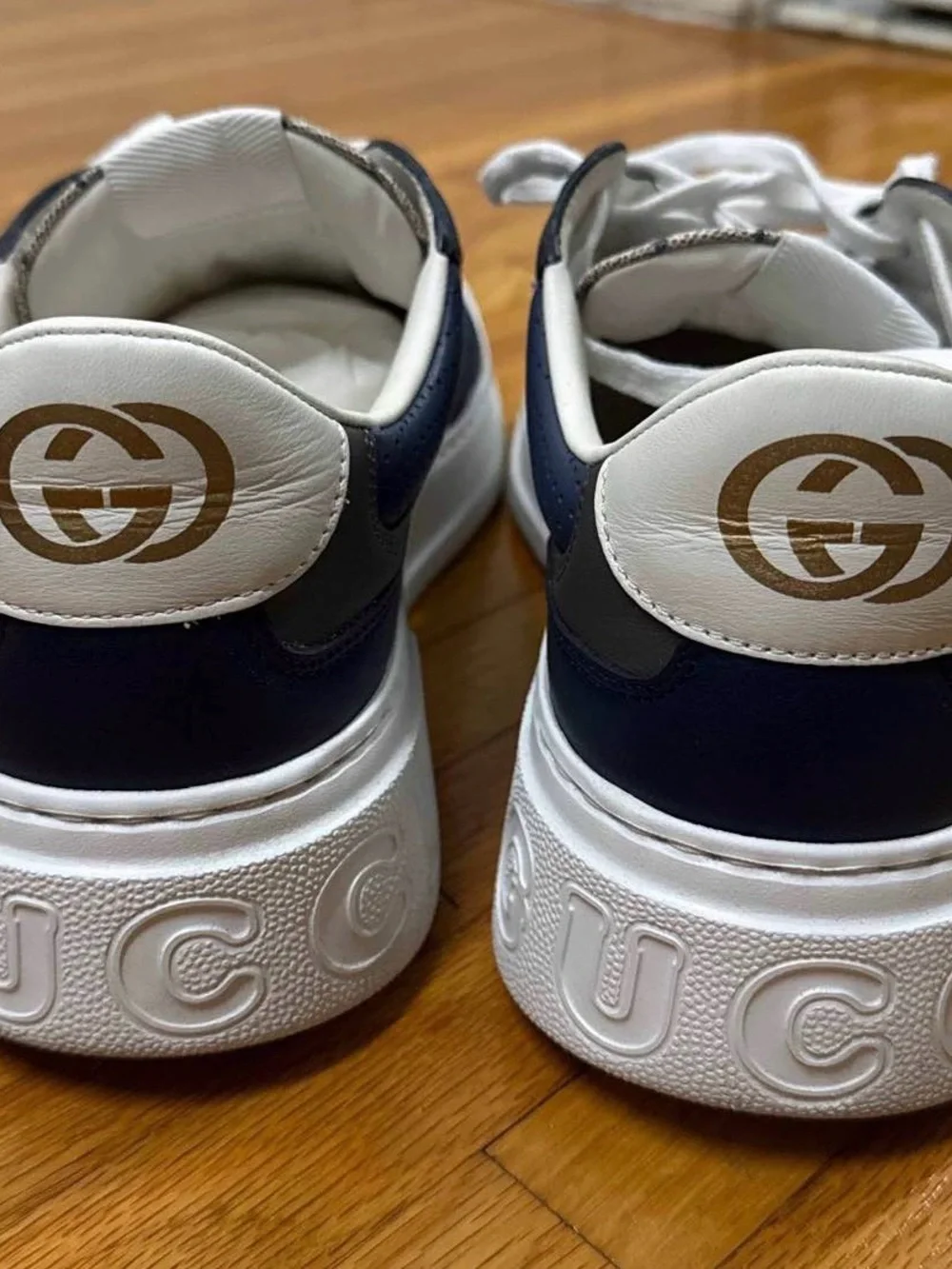 Gucci GG Supreme Blue/Beige Sneakers